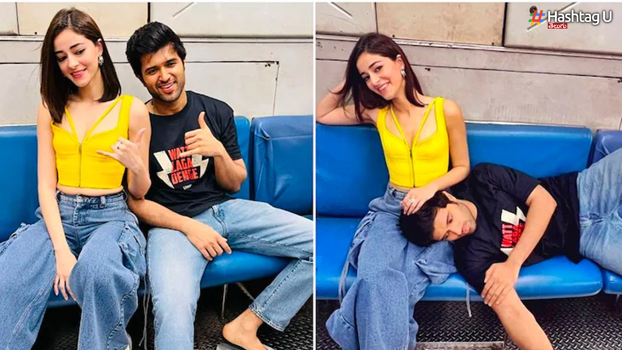 Liger stars Vijay Deverakonda, Ananya Panday travel in Mumbai train