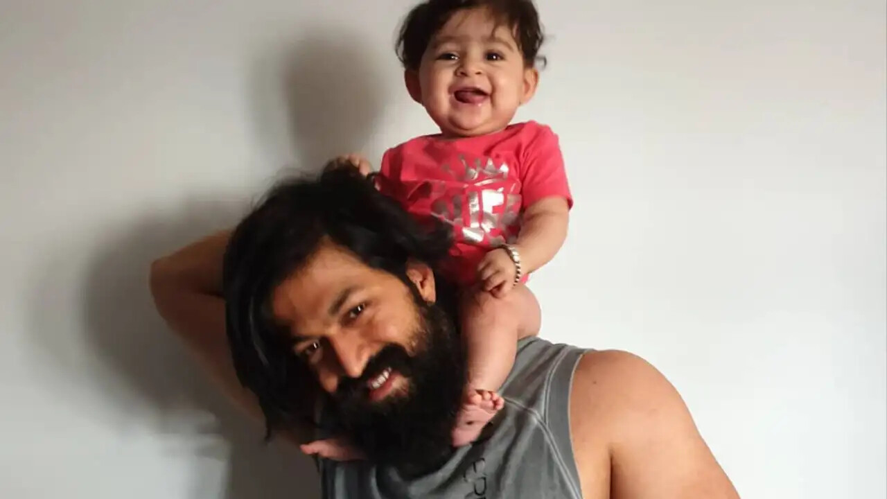 Yash shared an adorable video of playing with his daughter Ayra