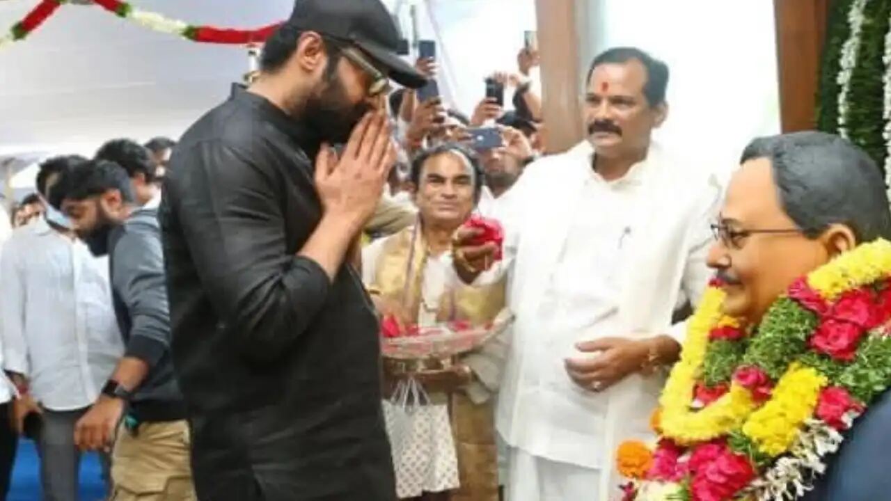 Prabhas pays homage to his late uncle Krishnam Raju on the 11th day of his demise