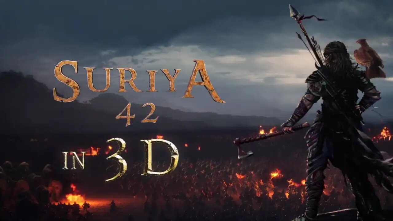 Suriya 42: Engaging Poster hints at a periodic action 3D film