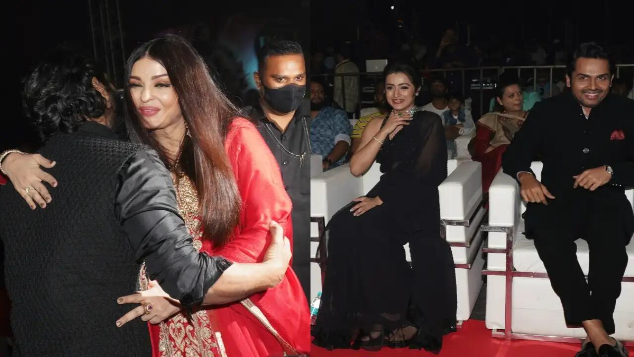 Ponniyin Selvan cast promotes the film at a grand event in Hyderabad