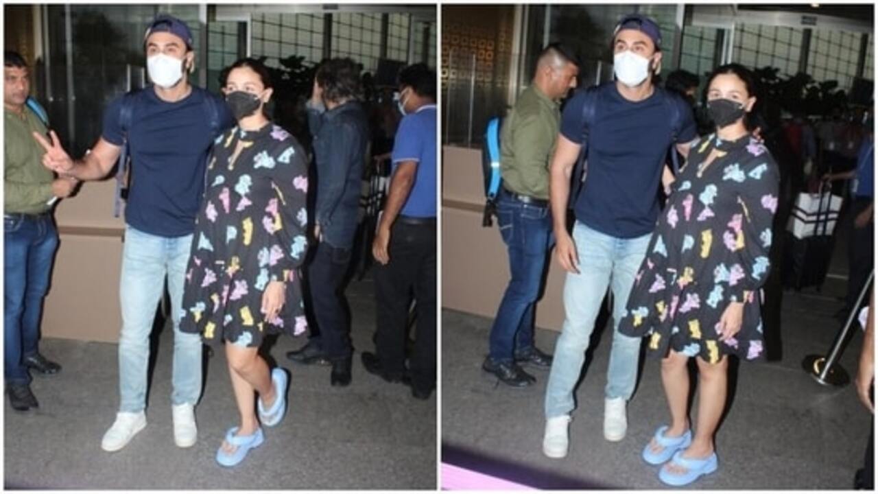 Parents-to-be Alia Bhatt, Ranbir Kapoor look stylish as they get papped at airport