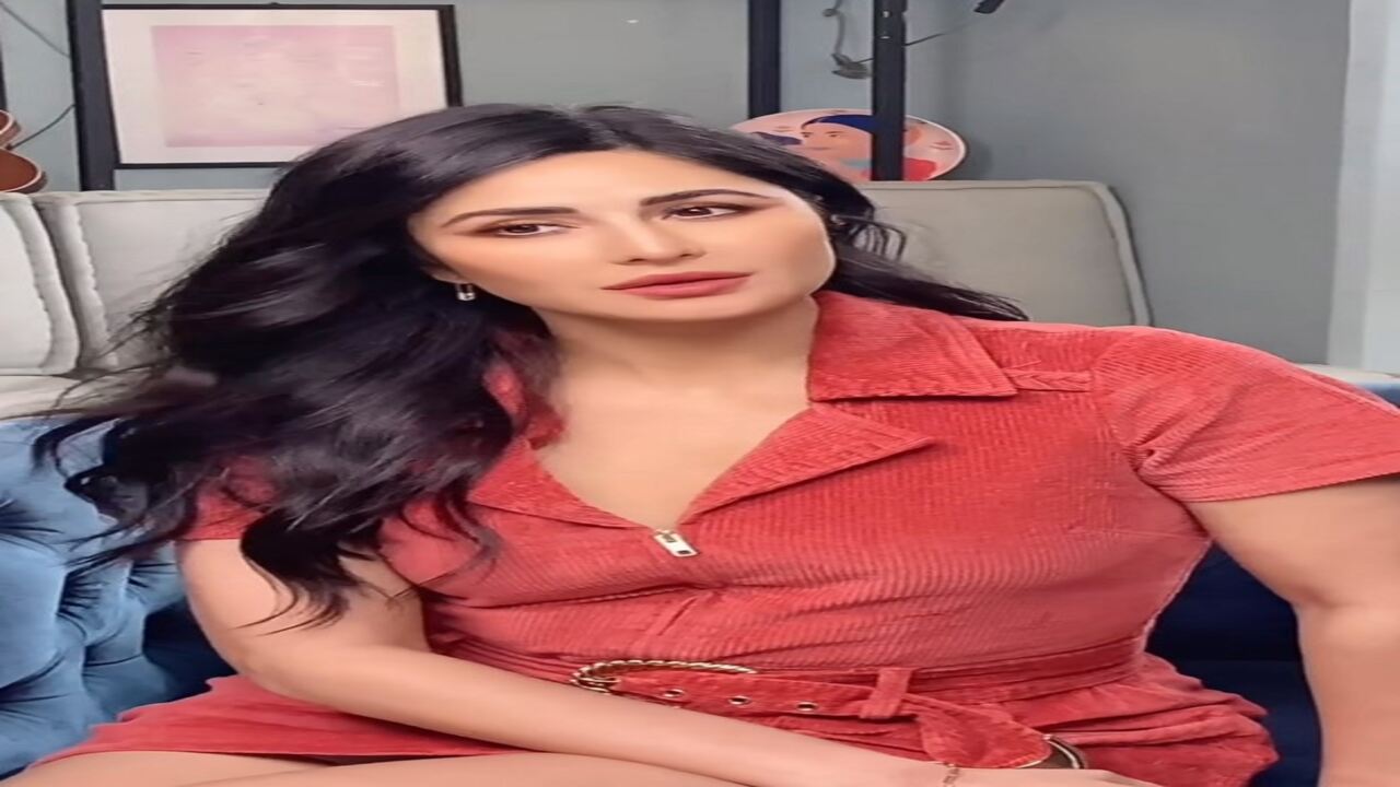 Katrina Kaif exudes charm in red corduroy dress; says ‘Something special coming soon’