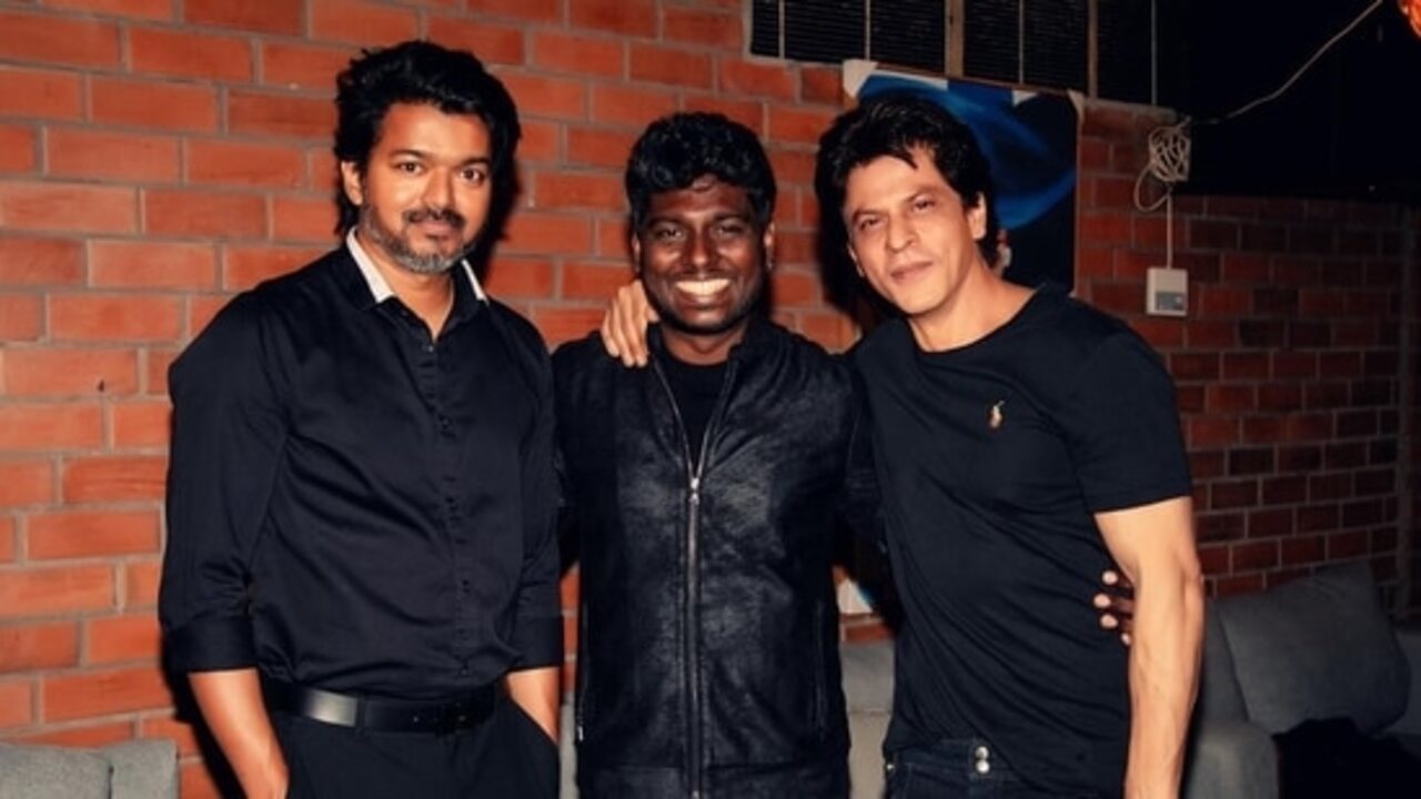 Vijay and Shah Rukh Khan at Atlee’s birthday party; Vijay to cameo in Jawaan?