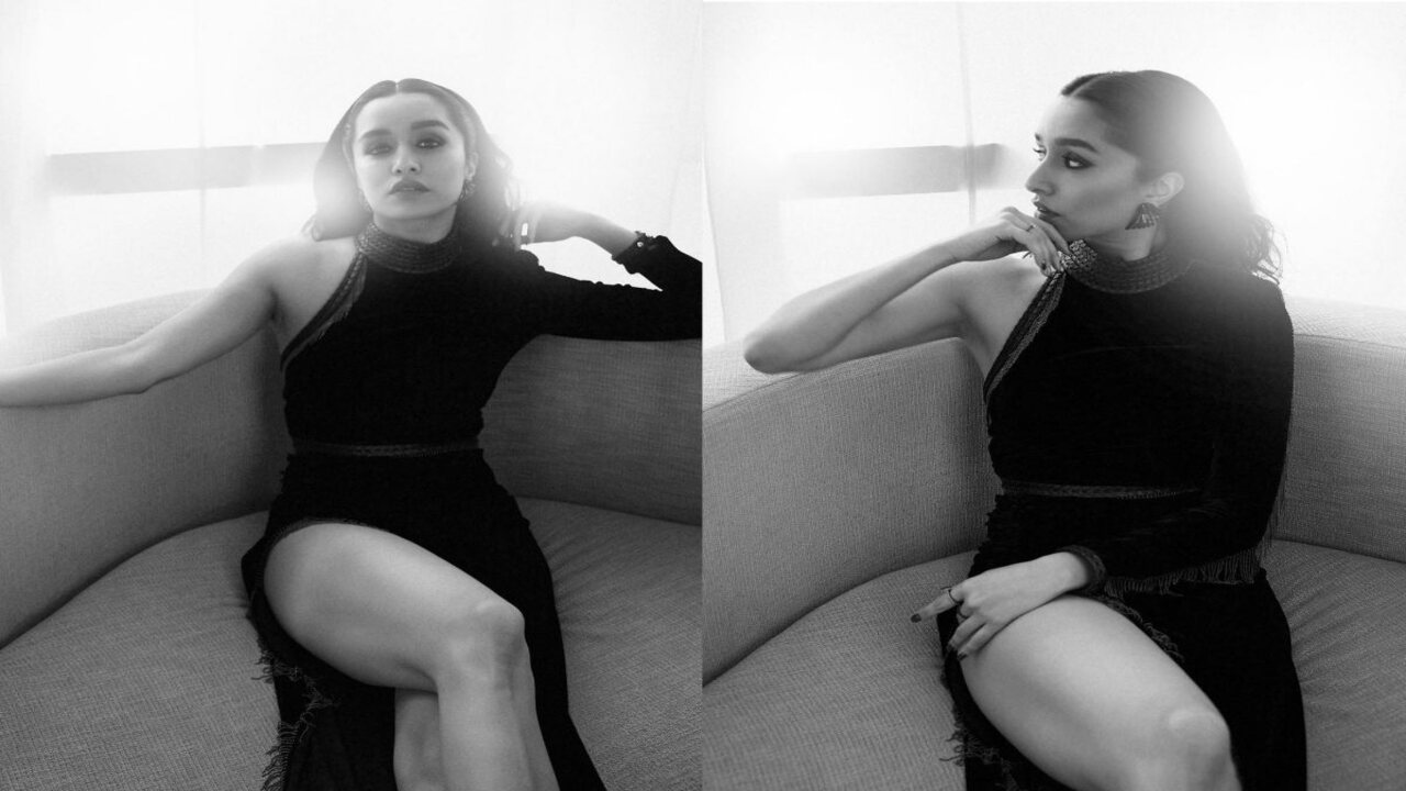 Shraddha Kapoor Burns The Internet in Black Thigh-High Slit Gown, Fans Say ‘Queen is Slaying