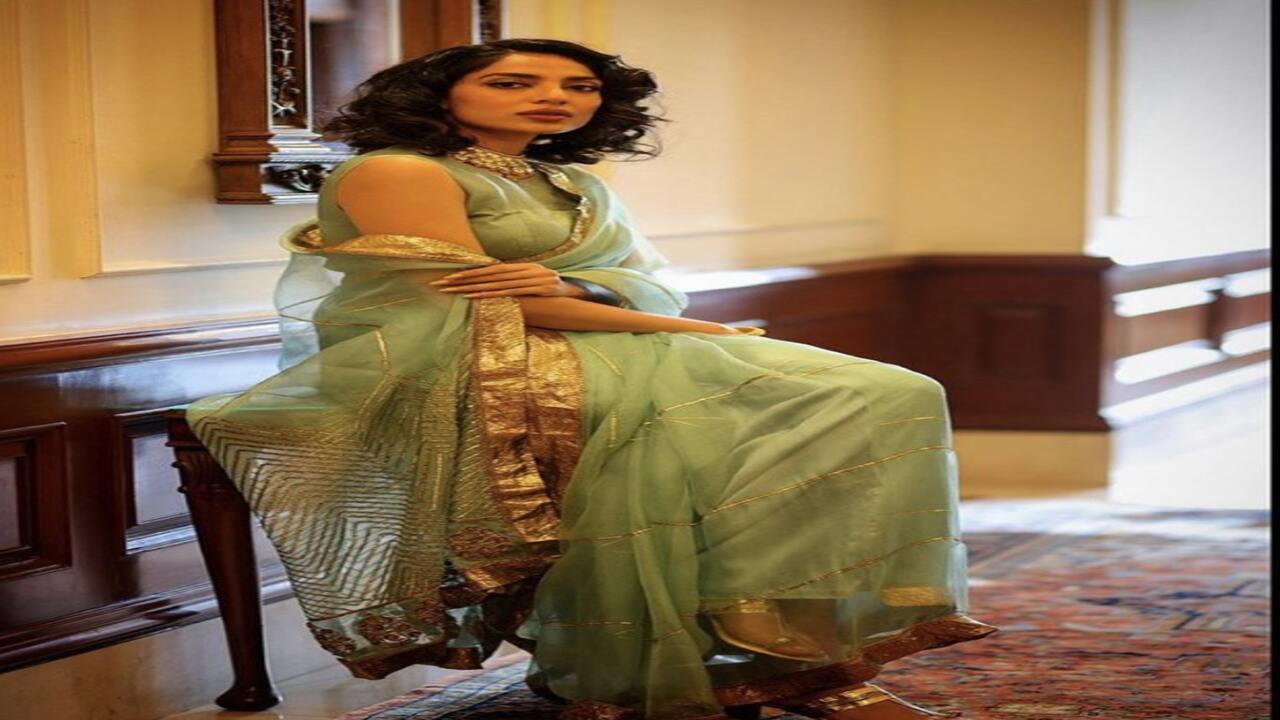 Sobhita Dhulipala’s elegance in this olive green saree is dazzling