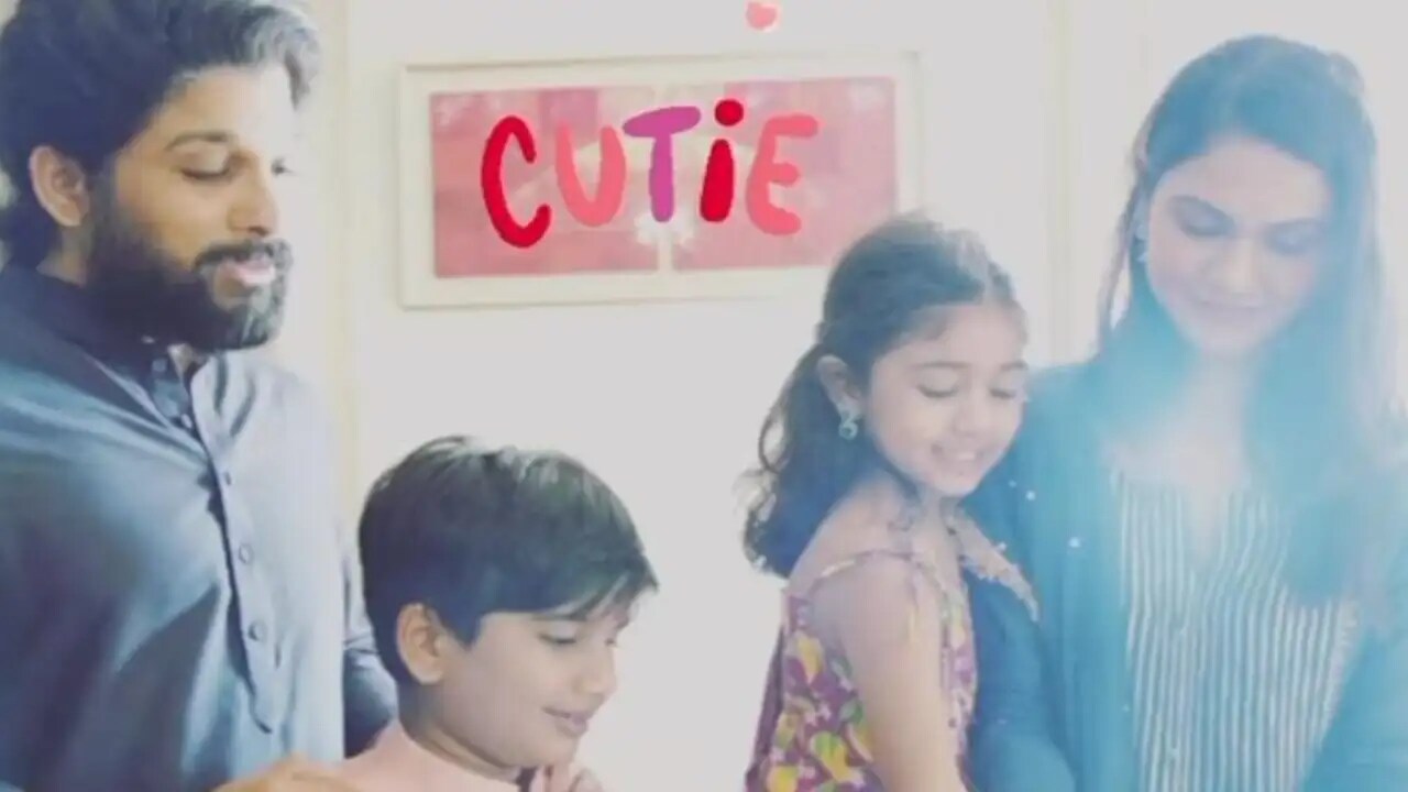 Allu Arjun took to Instagram and penned a sweet birthday post for wife Sneha Reddy