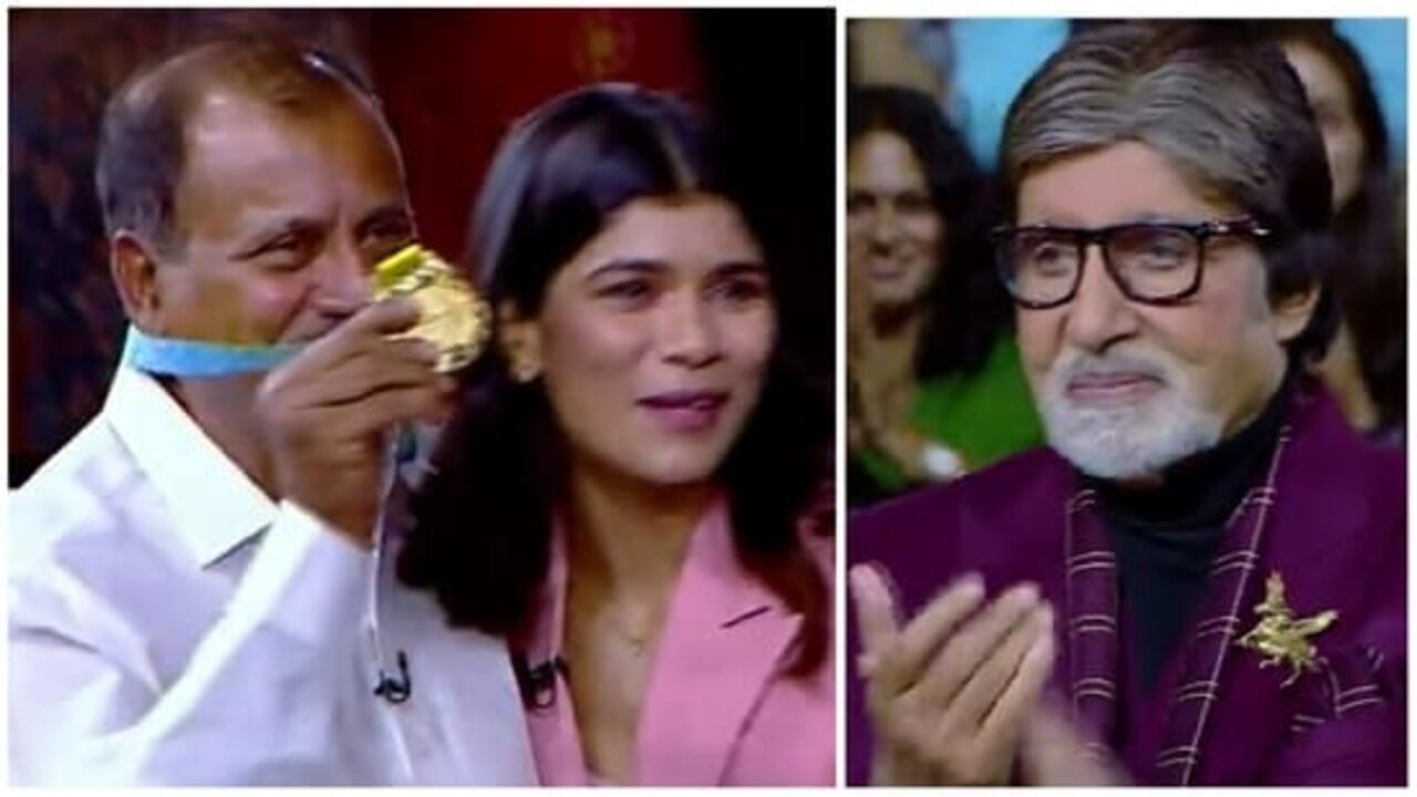 KBC: Nikhat Zareen teaches Amitabh Bachchan Hyderabadi slang