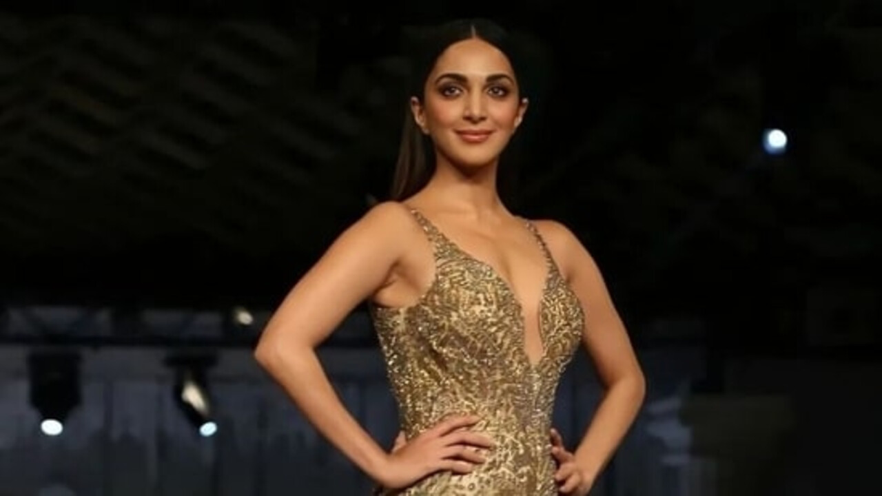 Kiara Advani burned the ramp as the showstopper for a fashion label at an event in Delhi