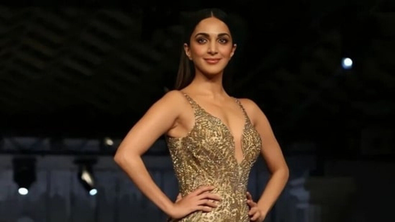 Kiara Advani burned the ramp as the showstopper for a fashion label at an event in Delhi