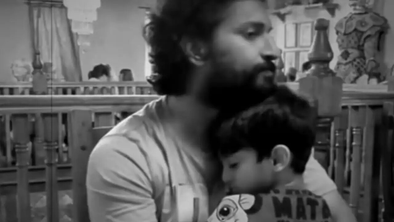 Nani shares an adorable father-son moment and it is too cute to miss