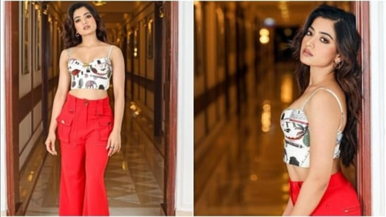 Rashmika Mandanna, for Goodbye promotions, picks a perfect casual ensemble