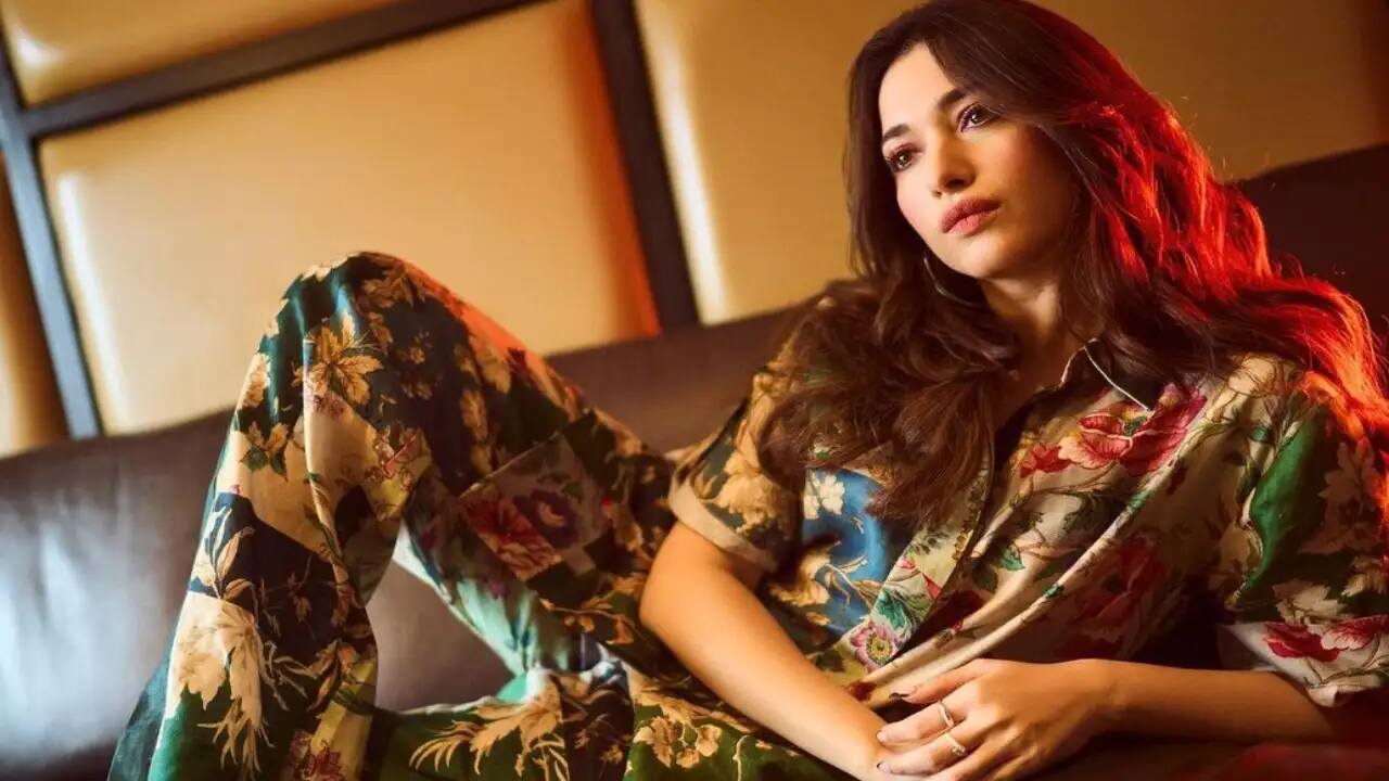 Tamannaah Bhatia in a floral co-ord attire
