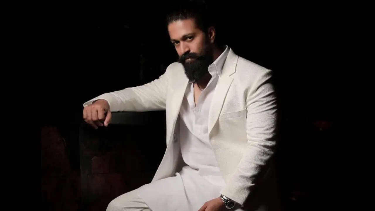 Yash grabs all the attention in his latest instagram post wearing all-white suit