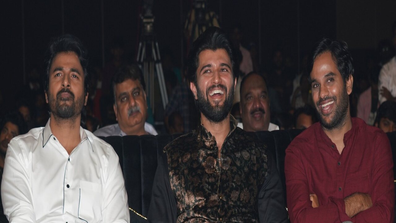 Vijay Deverakonda graced the pre-release event of Prince
