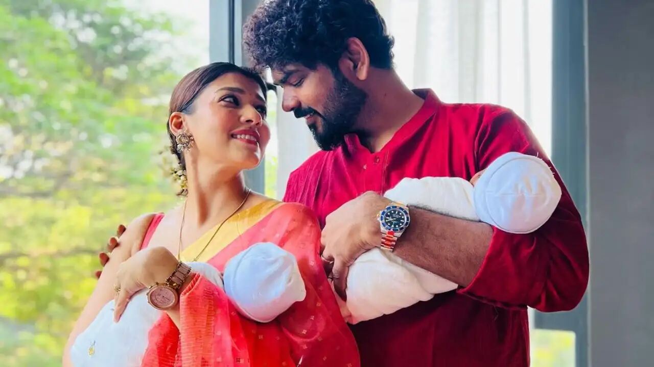 Vignesh Shivan & Nayanthara celebrated Diwali with their twin boys which is too cute to miss