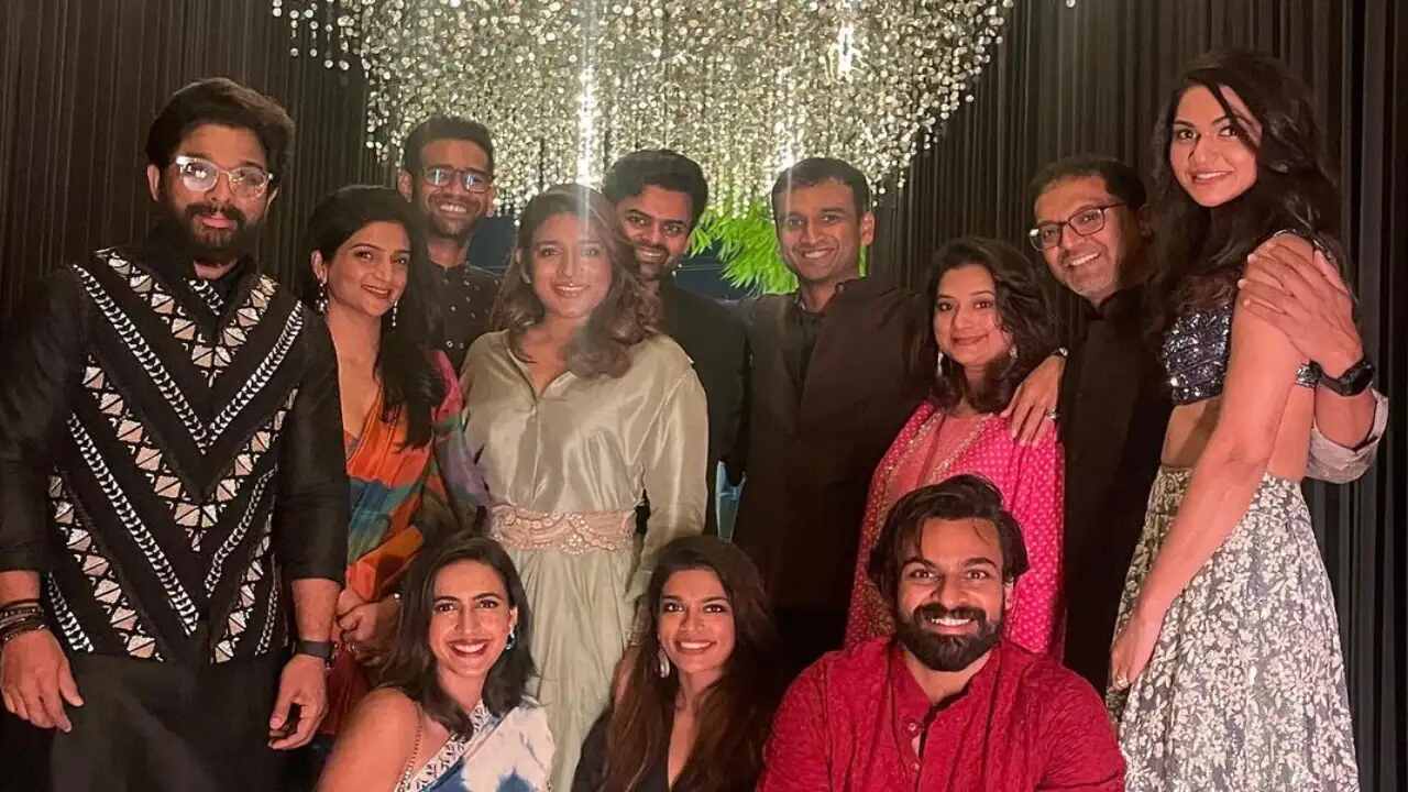 Allu Arjun & Sneha hosted a fun Diwali bash