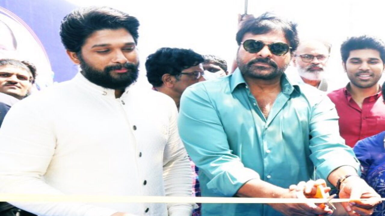 Chiranjeevi and Allu Arjun inaugurate Allu Studio on 100th birth anniversary of Pushpa star’s grandfather Allu Ramalingaiah
