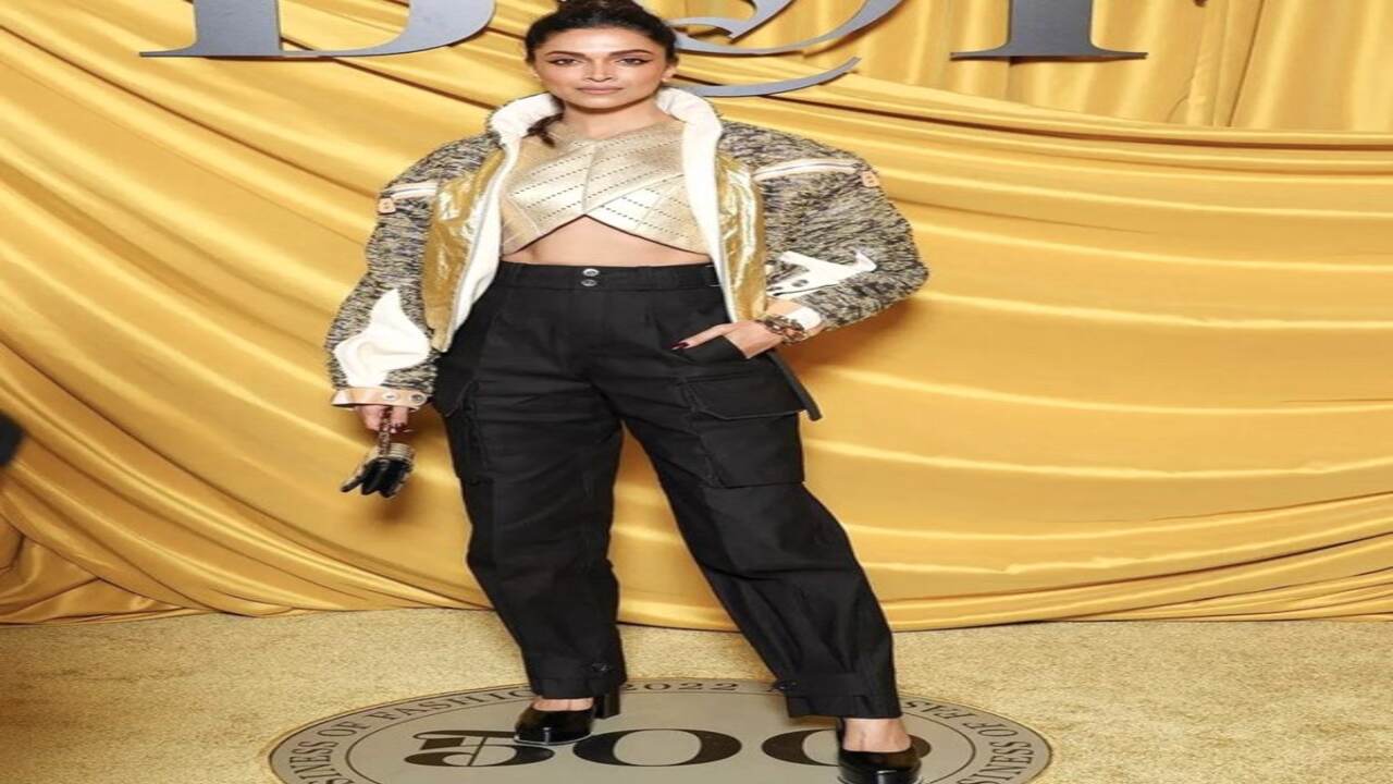 Deepika Padukone looks like a diva in an outfit from Louis Vuitton While at the BoF 500 gala in Paris