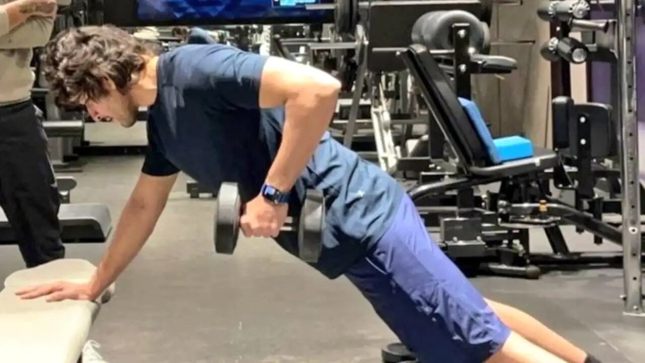 Mahesh Babu looks super fit as he works out in the gym for the second schedule of SSMB28