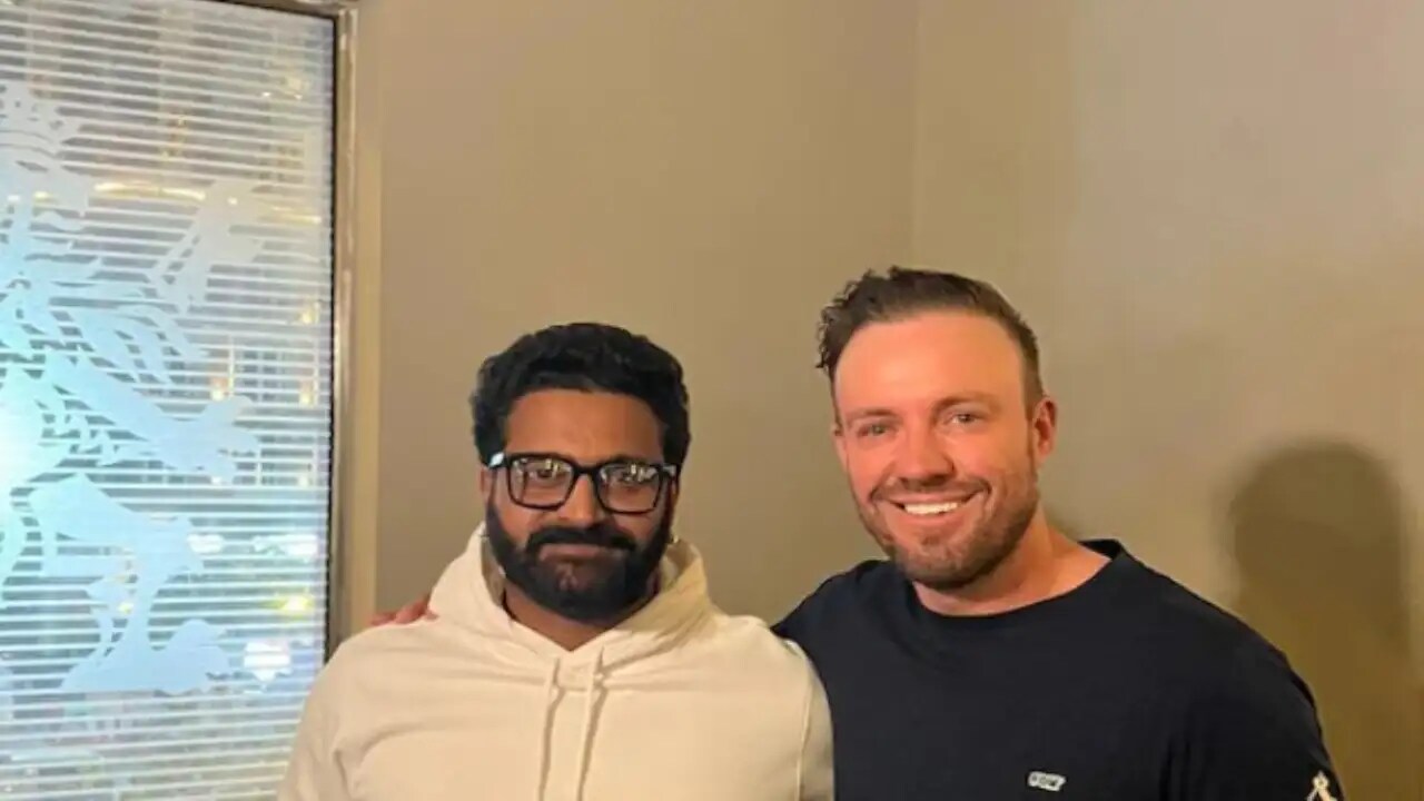 Rishab Shetty shares a video of meeting AB de Villiers