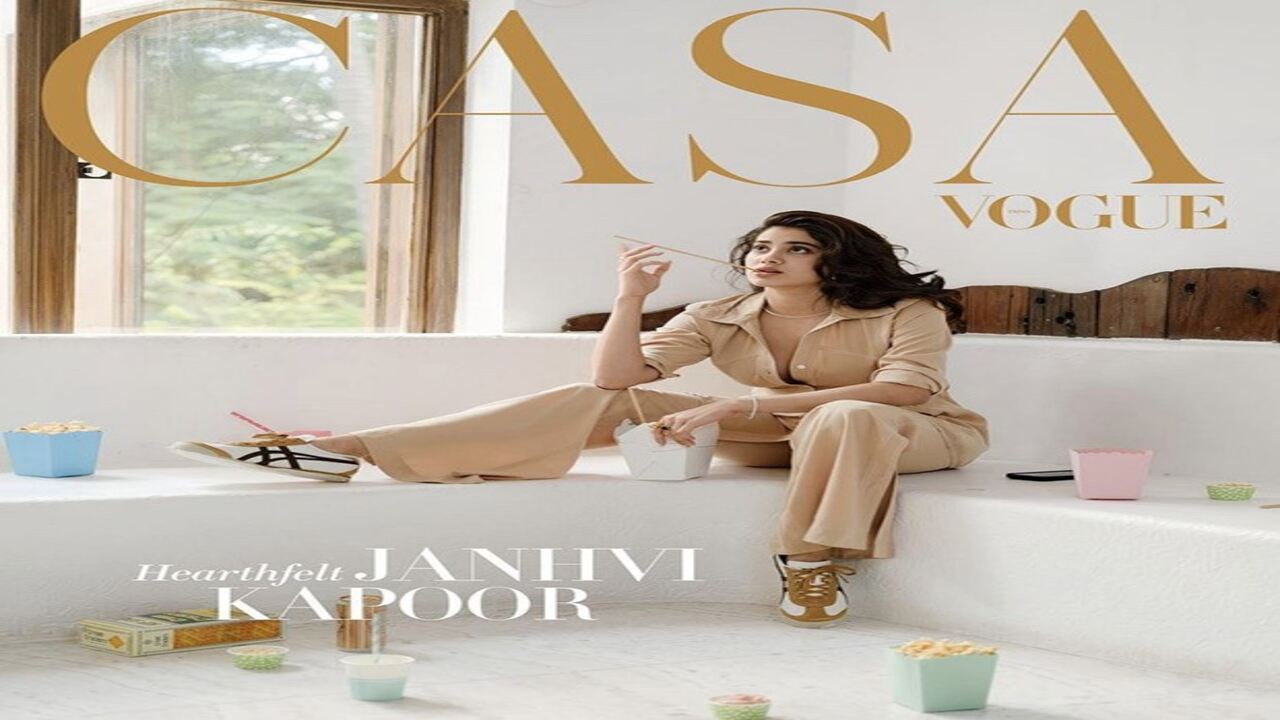 Janhvi Kapoor looks a stunner on the cover of Casa Vogue magazine