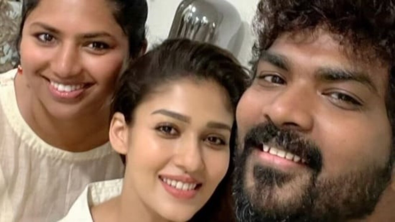 Vignesh Shivan and Nayanthara twin in white as they party with friends