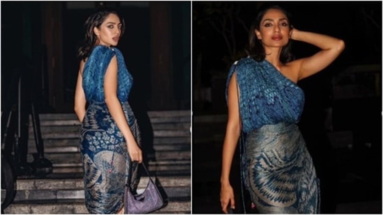 Sobhita Dhulipala dons a stunning saree dress for Ponniyin Selvan success party