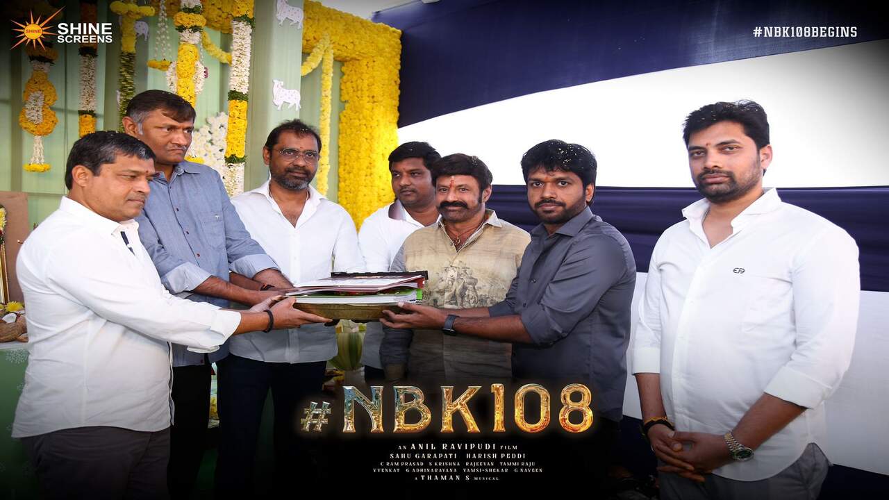 Nandamuri Balakrishna, Anil Ravipudi, Shine Screens’ #NBK108 Launched Grandly