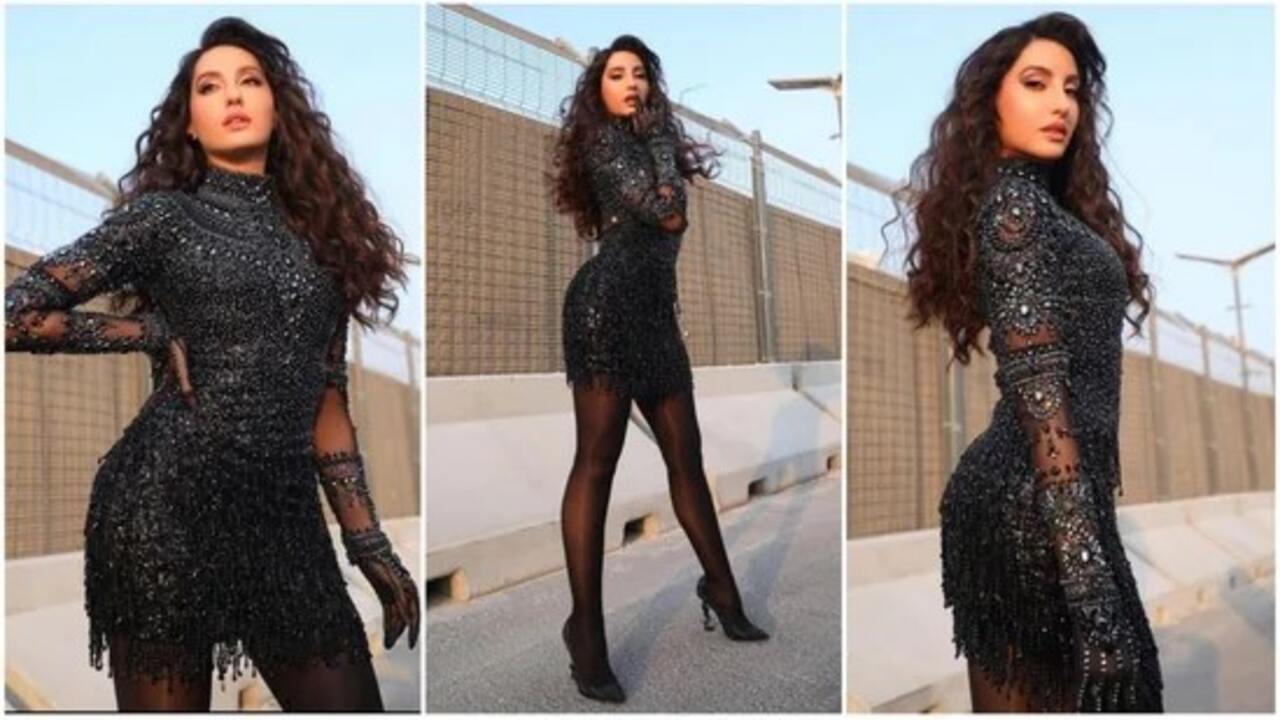 Nora Fatehi’s dazzling looks in a bodycon dress at the FIFA World Cup 2022 closing ceremony set the internet ablaze