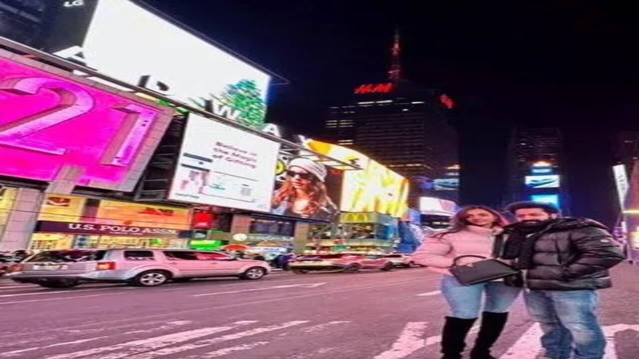 Jr. NTR and wife Lakshmi Pranathi are on vacation in New York