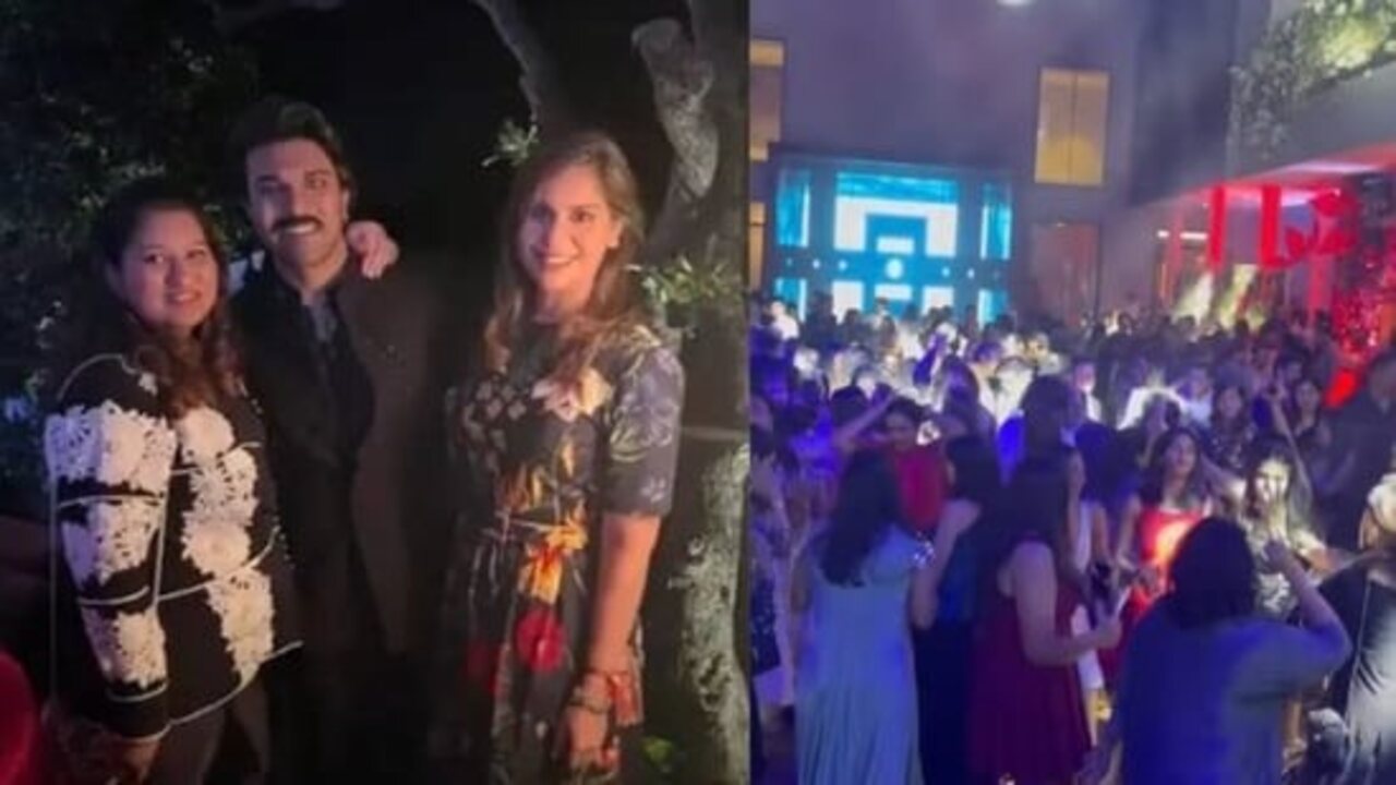 Ram Charan & wife Upasana throw lavish Christmas party in Hyderabad