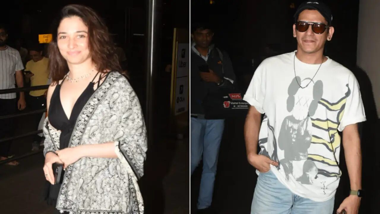 Tamannaah Bhatia & Vijay Varma clicked at airport amid dating rumours