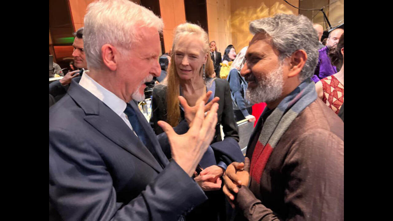 SS Rajamouli meets James Cameron; reveals Avatar filmmaker watched RRR twice: ‘I am on top of the world’