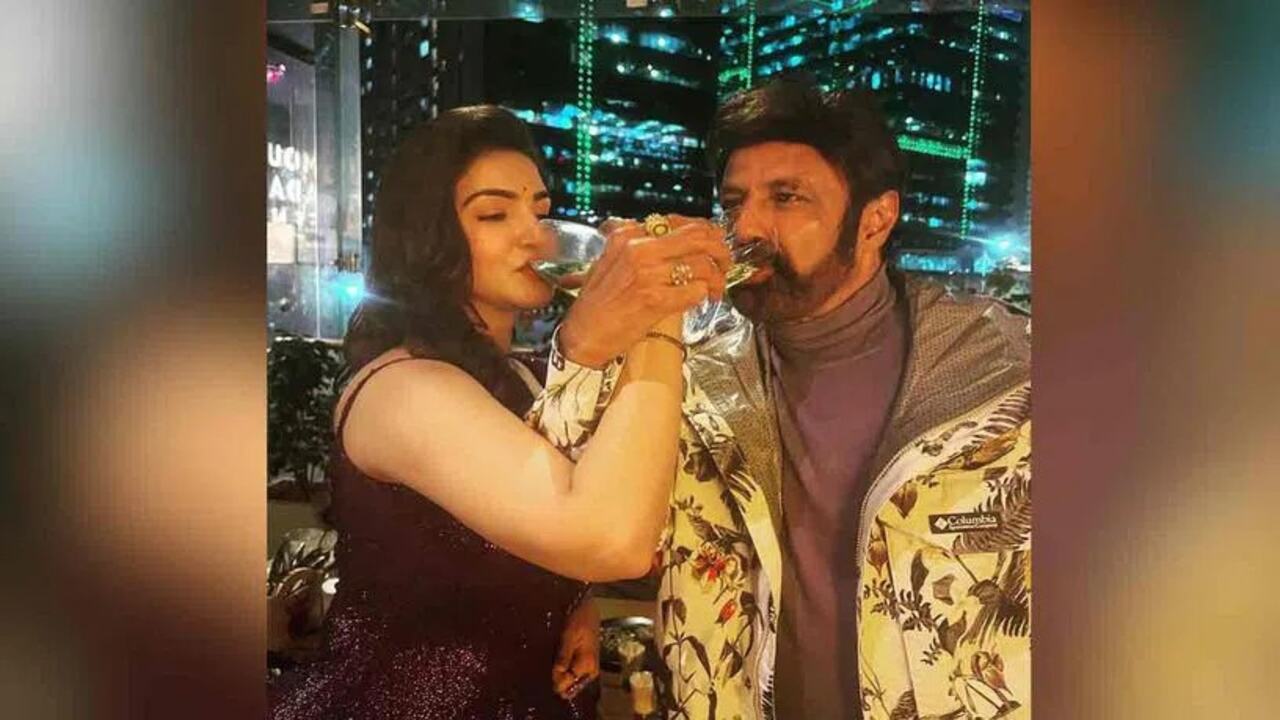 Picture of Honey Rose & Balakrishna from after-party goes viral