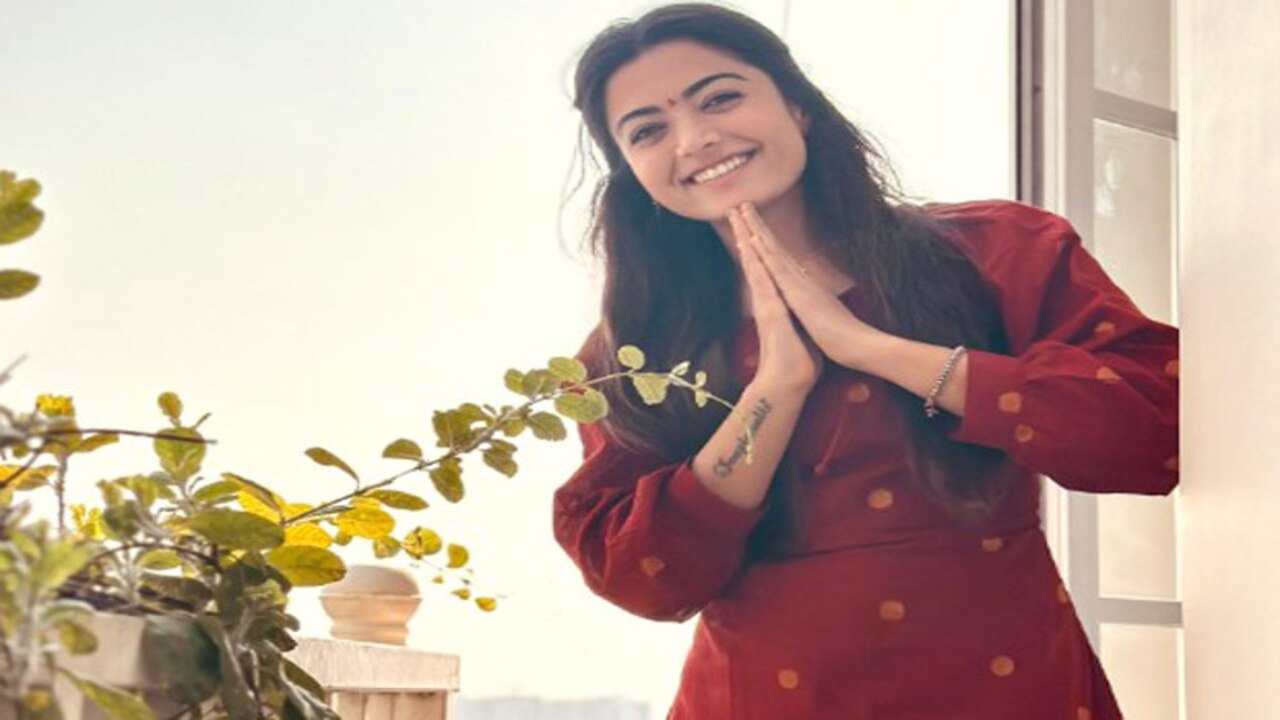 Rashmika Mandanna extended Sankranti 2023 wishes for fans in a style