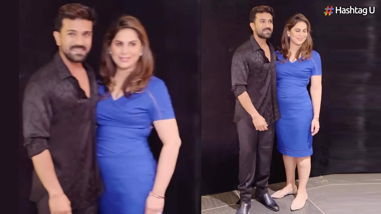 Ram Charan and wife Upasana Konidela make headlines at his birthday party with baby bump revelation