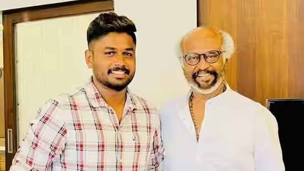 Sanju Samson meets Rajinikanth after 21-year-long wait