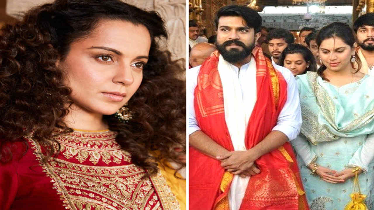 Kangana Ranaut has something to say to Ram Charan and Upasana as they mentioned about taking their temple everywhere
