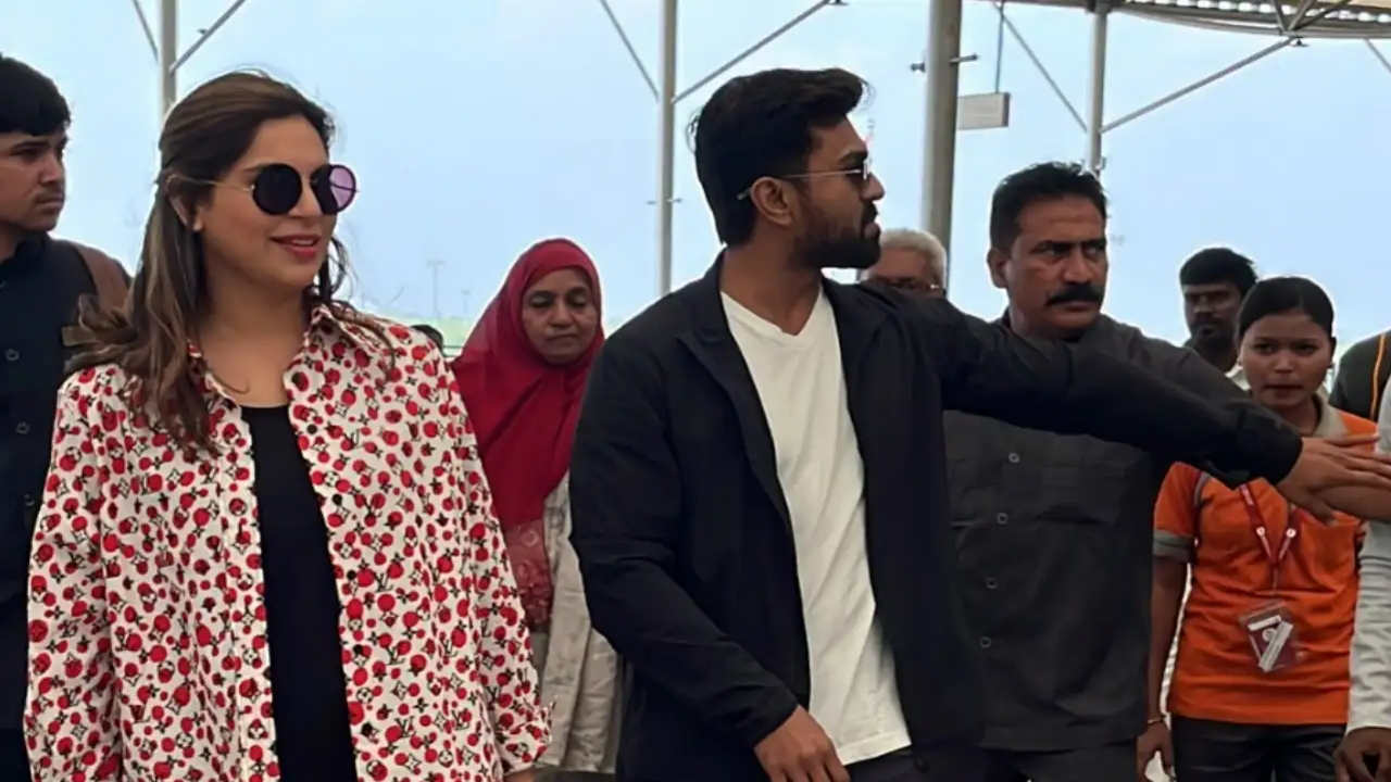 Ram Charan and wife Upasana Kamineni head to Dubai for a short vacay