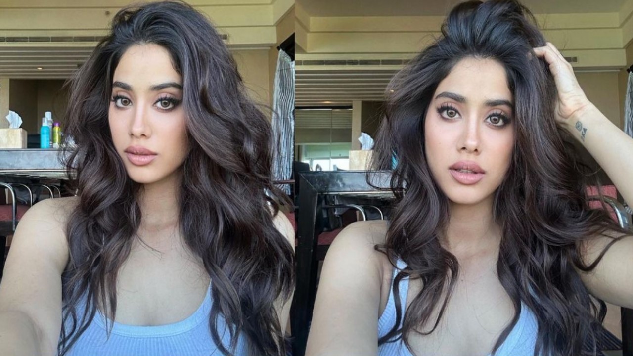 Janhvi Kapoor’s  GoodHair Day Selfies Take Social Media by Storm
