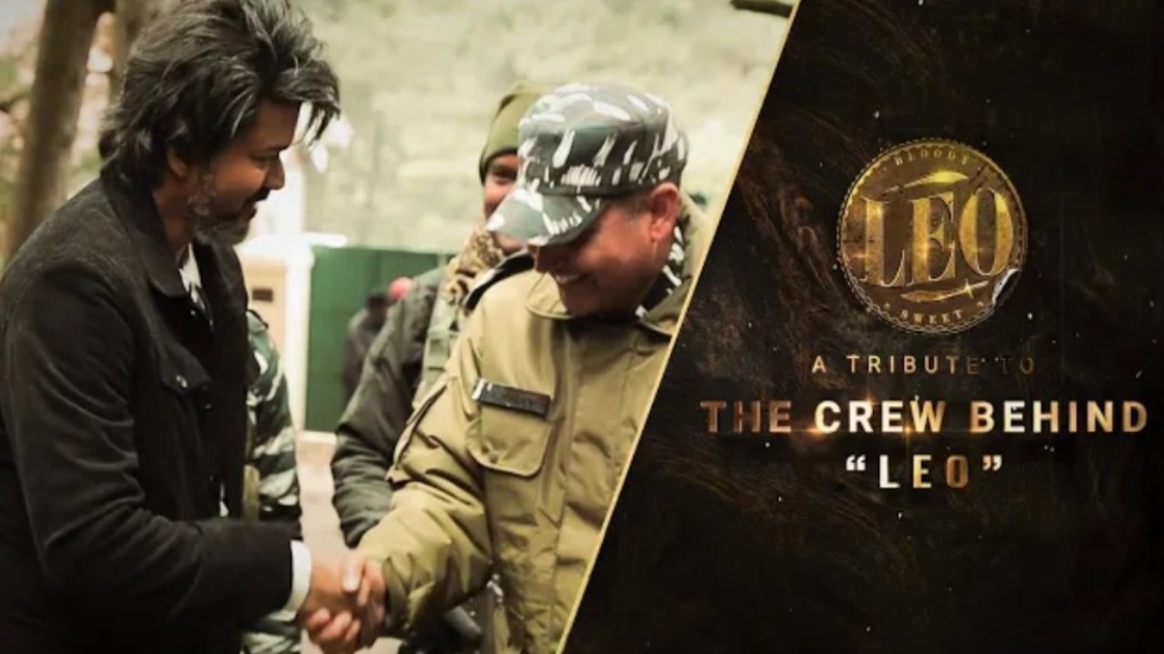Thalapathy Vijay’s Film “Leo” Wraps up Kashmir Schedule; Director Shares BTS Video as Tribute to Hardworking Crew
