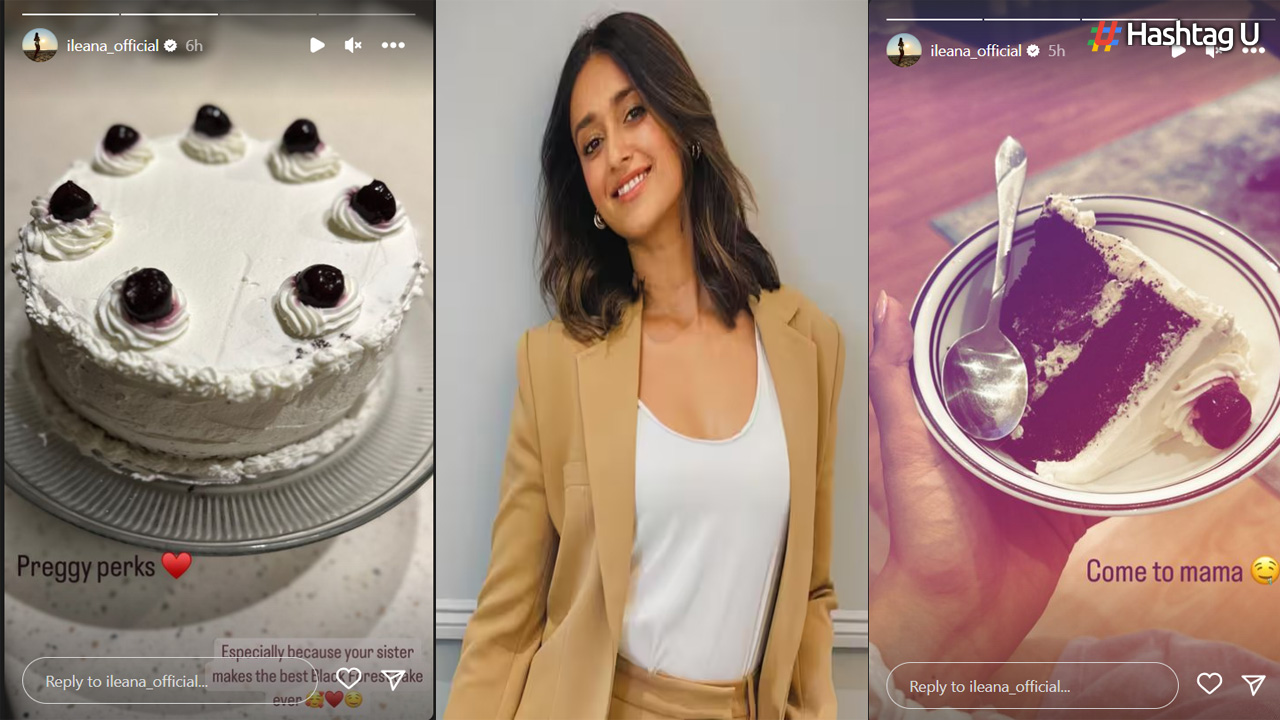 Ileana D’Cruz Indulges in ‘Preggy Perks’ with Sister’s Delicious Black Forest Cake Amid Pregnancy