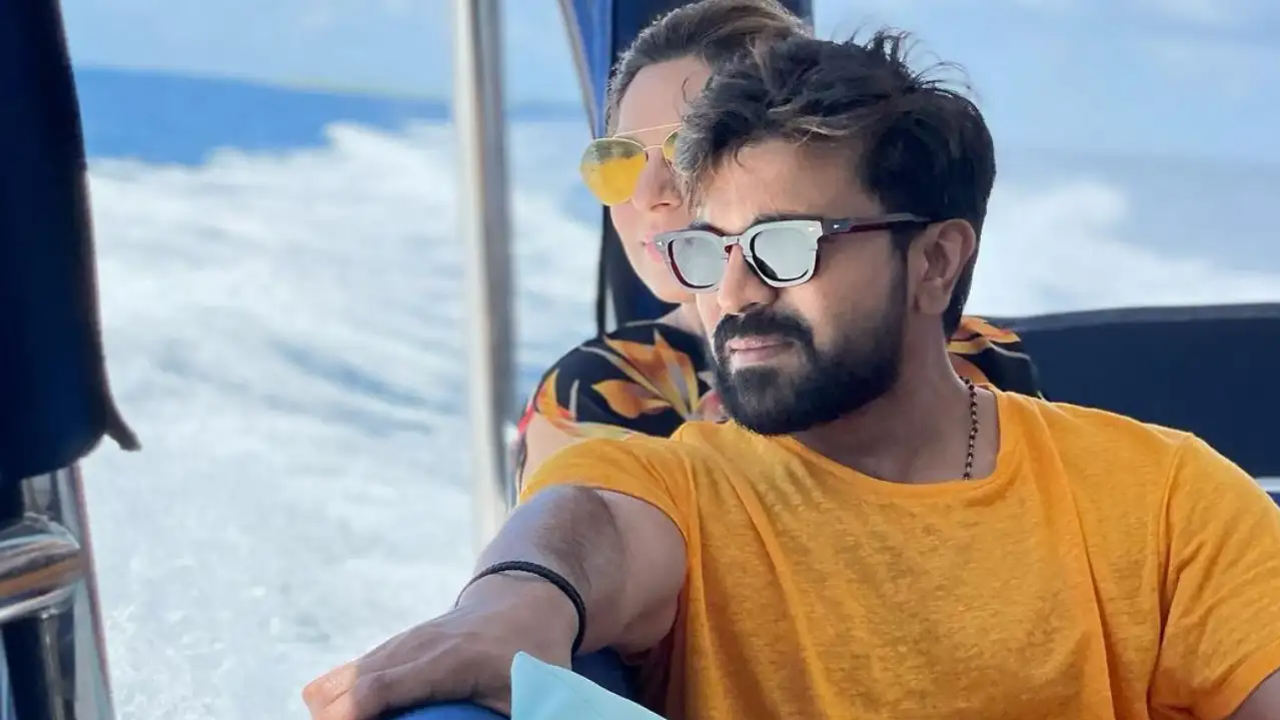 Ram Charan drops a refreshing pic with wife Upasana from their Maldives vacay