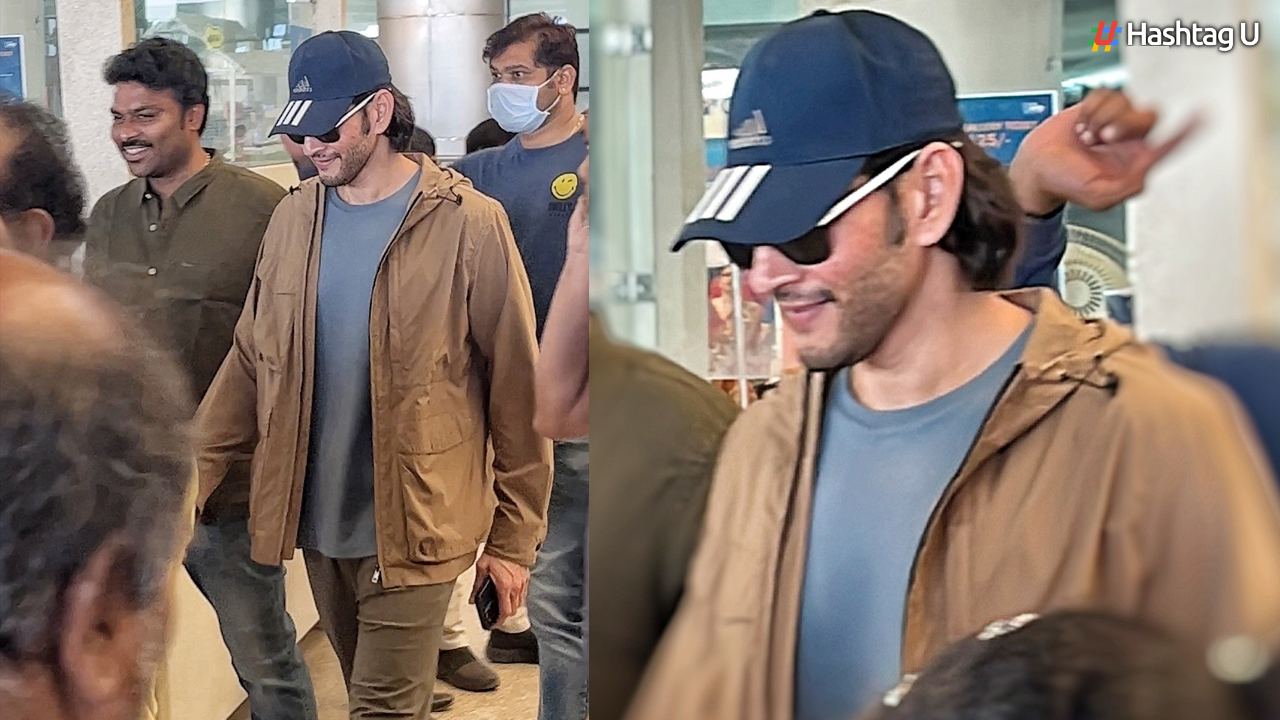 Mahesh Babu Returns from Spain, Sports Stylish Look with Long Tresses and Beard