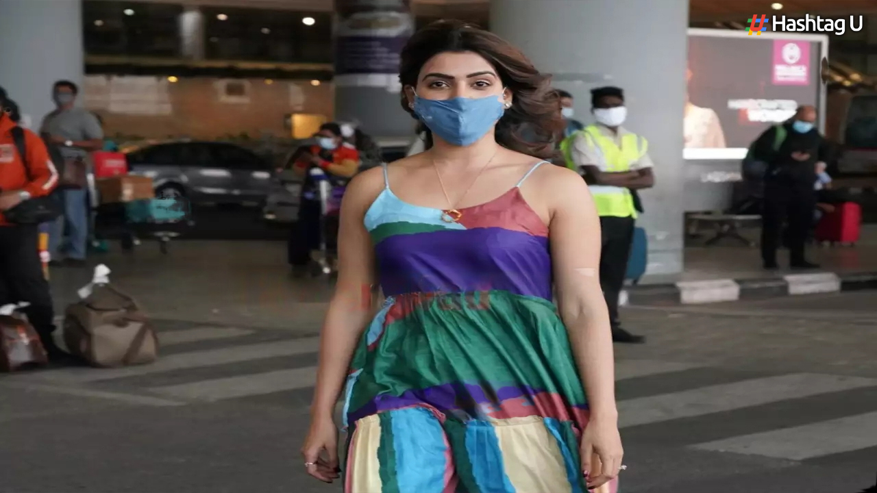 Samantha Returns to Hyderabad After Wrapping up Gwalior Schedule of Citadel India