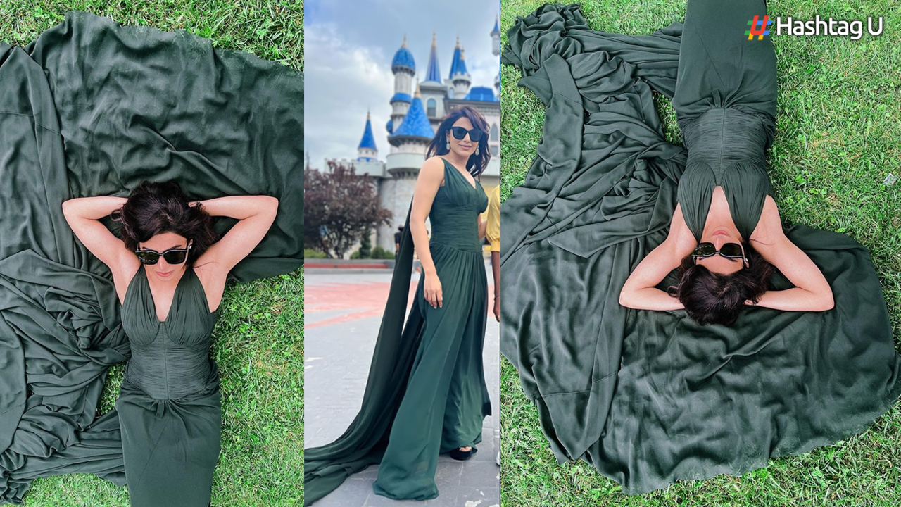 Samantha Ruth Prabhu Turns Heads in Emerald Green Gown from Turkey, Makes a High-Fashion Statement with Minimal Effort