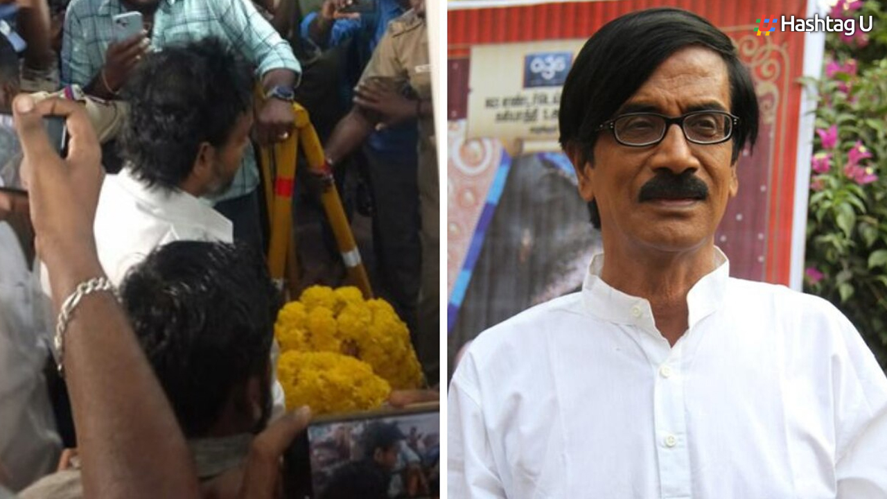 Thalapathy Vijay Pays Last Respect to Comedian Manobala at His Residence in Chennai