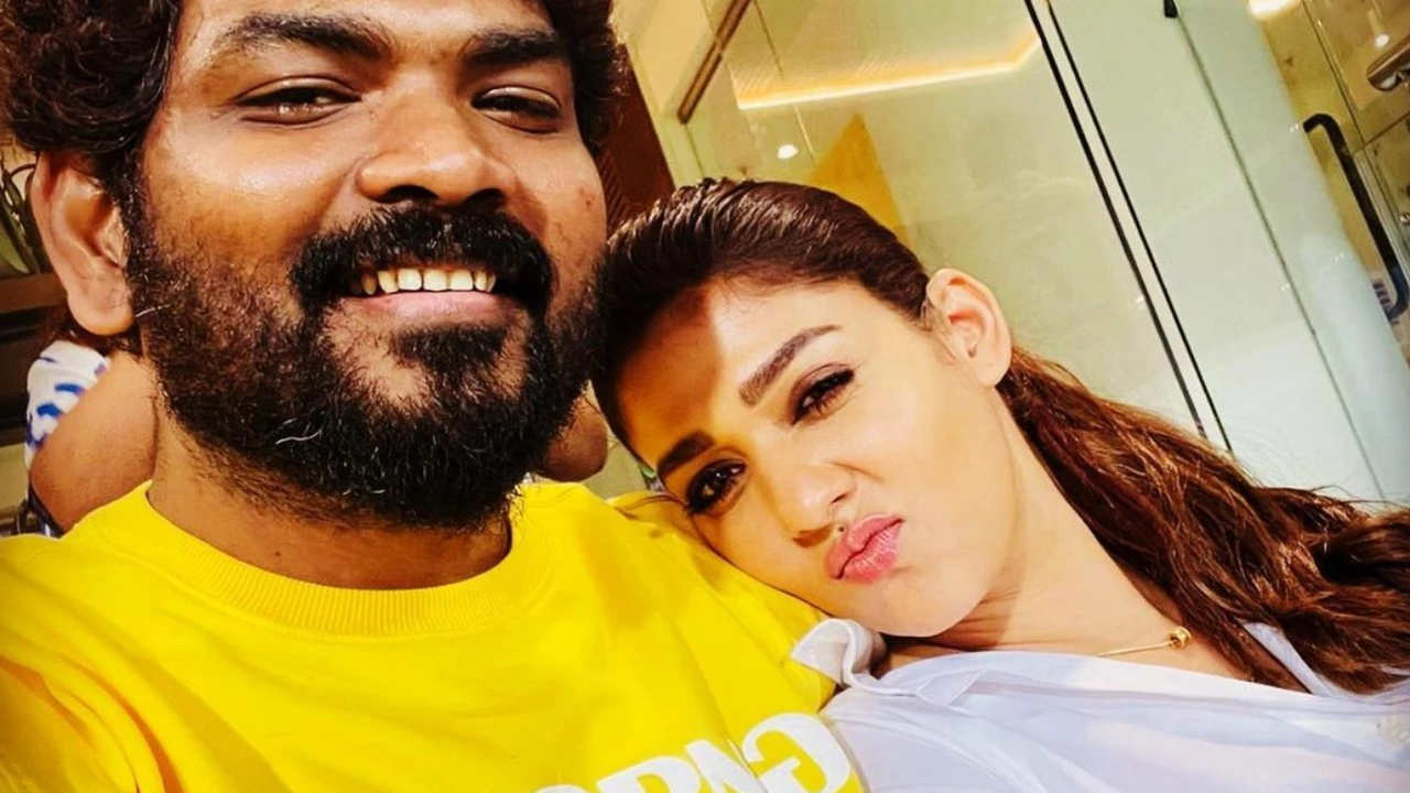 Nayanthar and Vignesh Shivan attend CSK match together