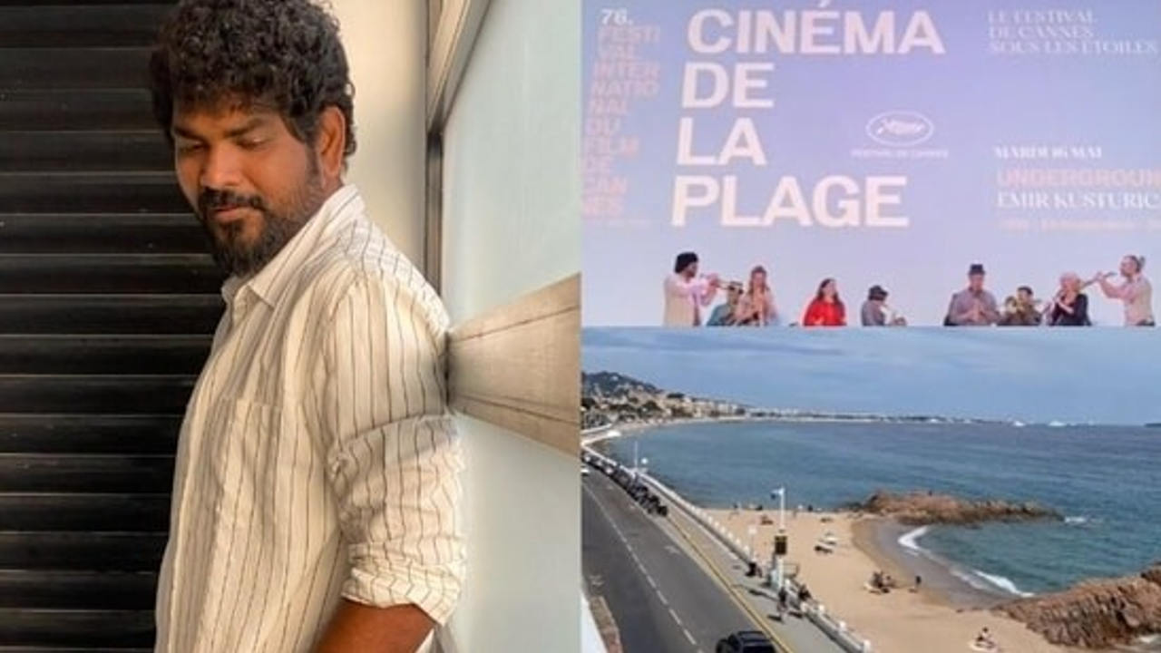 Vignesh Shivan is back at Cannes after four years